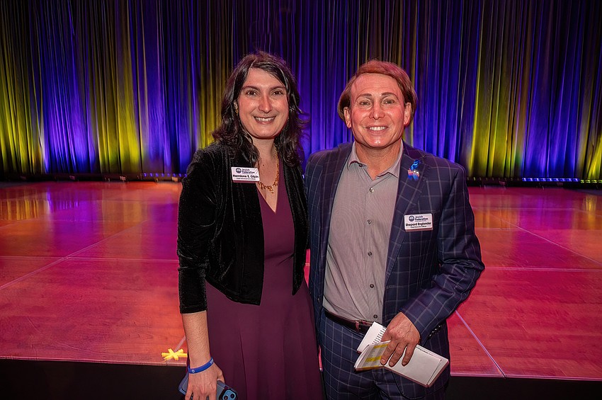 Chief Development Officer Hermoine Gilpin with Chief Executive Officer Shepard Englander