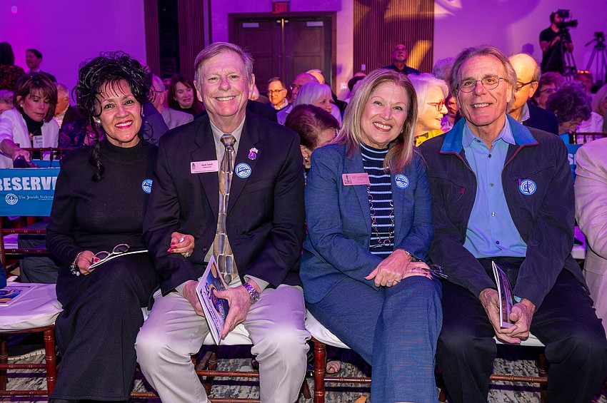 Ester and Mark Smith with Liz Alpert and Jim Barber