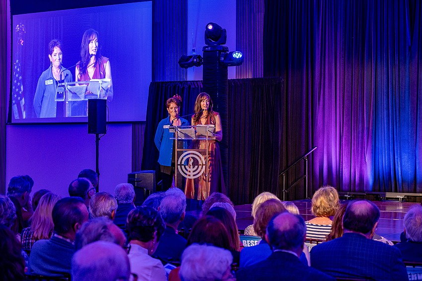 Event Co-chairs Patti Wertheimer and Stacy Hanan