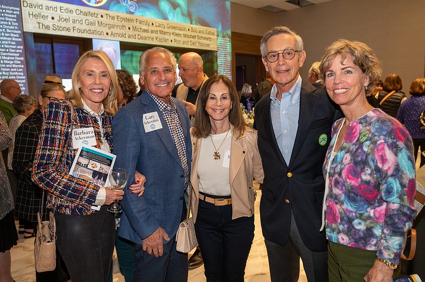 Barbara and Gary Ackerman, with Joy, Ed and Marilyn Moravitz