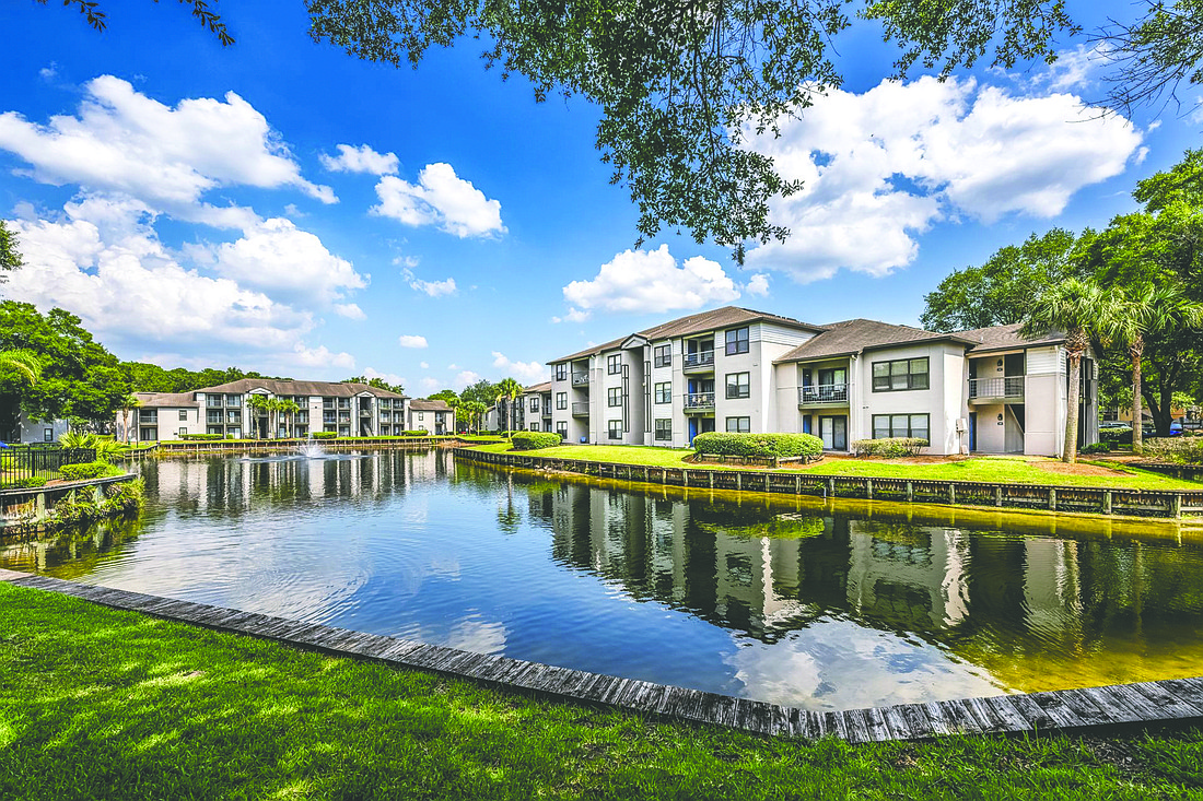 The Meridian Apartments at 653 Monument Road in Arlington sold Feb. 9 for $51.5 million. Built in 1987 on 19.82 acres, the community comprises one-, two- and three-bedroom units in 17 three-story buildings. The apartments are 629 to 1,338 square feet. Monthly rents are $1,171 to $1,643, according to apartments.com.