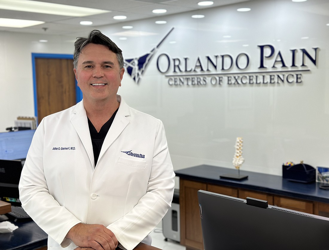 John Gernert opened Orlando Pain Centers of Excellence in spring 2022.