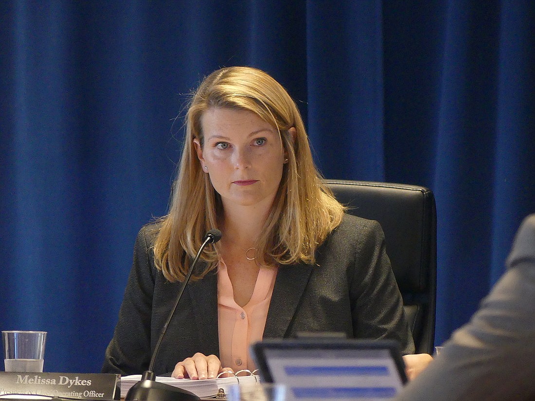 Melissa Dykes was interim CEO of JEA in 2018 and was replaced by Aaron Zahn.