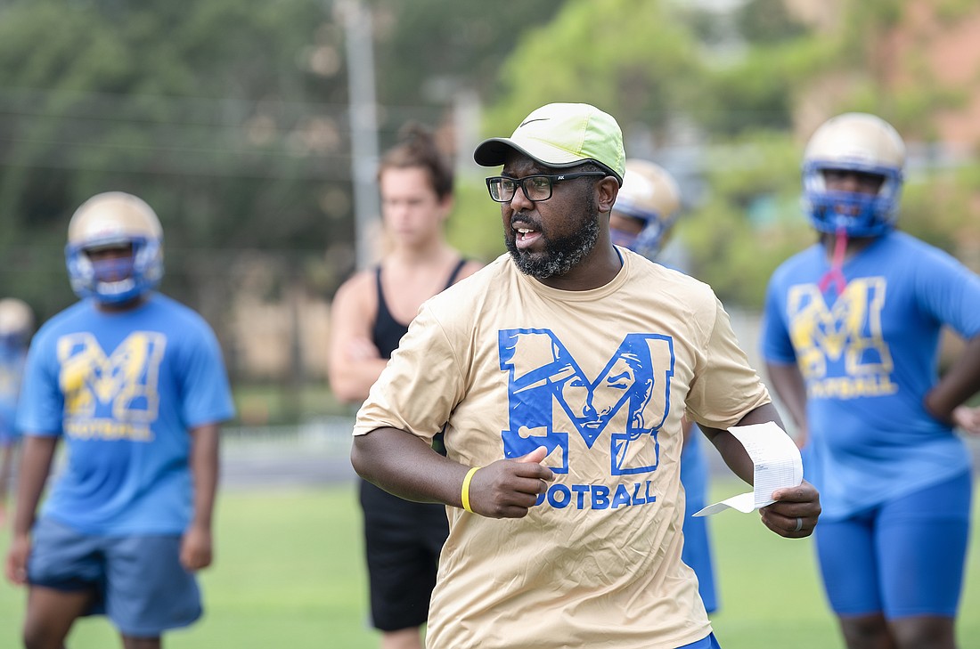 Mainland football coach Travis Roland has stepped down to become the head coach at Camden County High School in Kingsland, Georgia. File photo by Michele Meyers