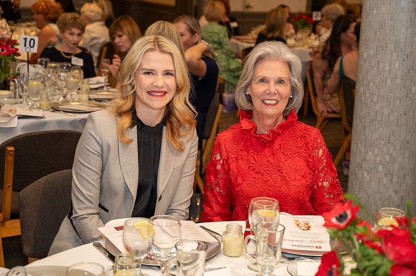 Speaker Elizabeth Smart and Chair Ollie Johnson