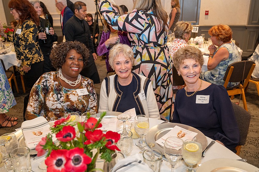April Glasco, Mary Benfe and Anne MacArthur