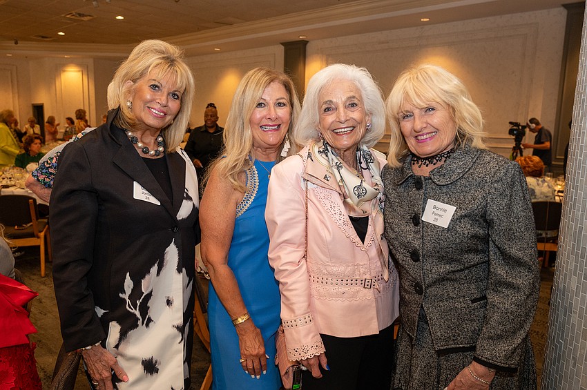 Susan Jordan, Marilyn Kessler, Graci McGillicuddy and Bonnie Femec