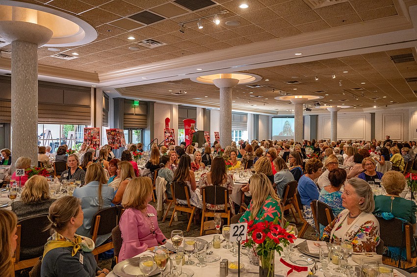 Nearly 400 people attended the Junior League of Sarasota's 21st annual Legacy Luncheon Feb. 27.