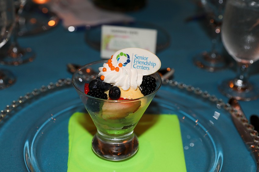 Michael's on East Executive Pastry Chef Ray Lajoie prepared a special dessert called Berry Chantilly which is made with white cake, orange liquor, fresh berries, and a light pastry cream.