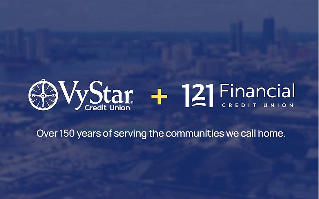 VyStar Credit Union announced March 1 it has completed its merger agreement with 121 Financial Credit Union. Both institutions are based in Jacksonville.