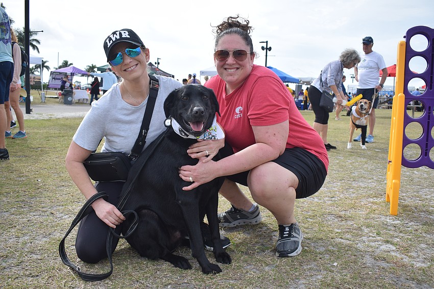 Lakewood Ranch's Nichole and Kara Danzig-Work participate in the Southeastern Guide Dogs Suncoast Walkathon for the first time. 