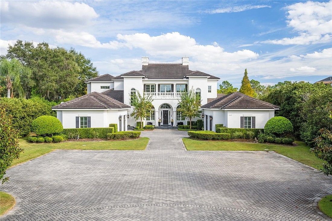 The home at 9247 Tibet Pointe Circle, Windermere, sold Feb. 28, for $3,800,000. This lakefront home is sited on a 3-plus-acre lot. The sellers were represented by Angela Durruthy, Keene’s Pointe Realty.