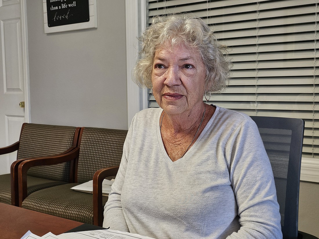 Palm Coast resident Karen Smith, 67, lives only on her social security, and over half of that is used to pay for her rent. Photo by Sierra Williams