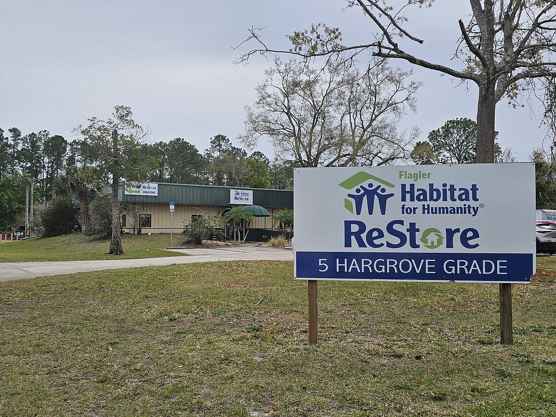 The Palm Coast Habitat for Humanity Restore at 5 Hargrove Grade. Photo by Sierra Williams