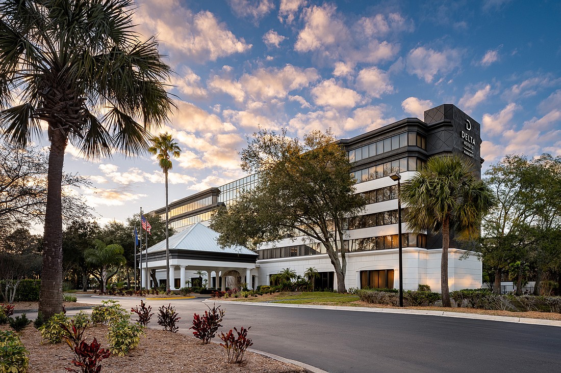 The refurbished and rebranded Delta Hotels by Marriott Jacksonville Deerwood at 4700 Salisbury Road near Butler Boulevard and Interstate 95. It previously was the Best Western Premier.