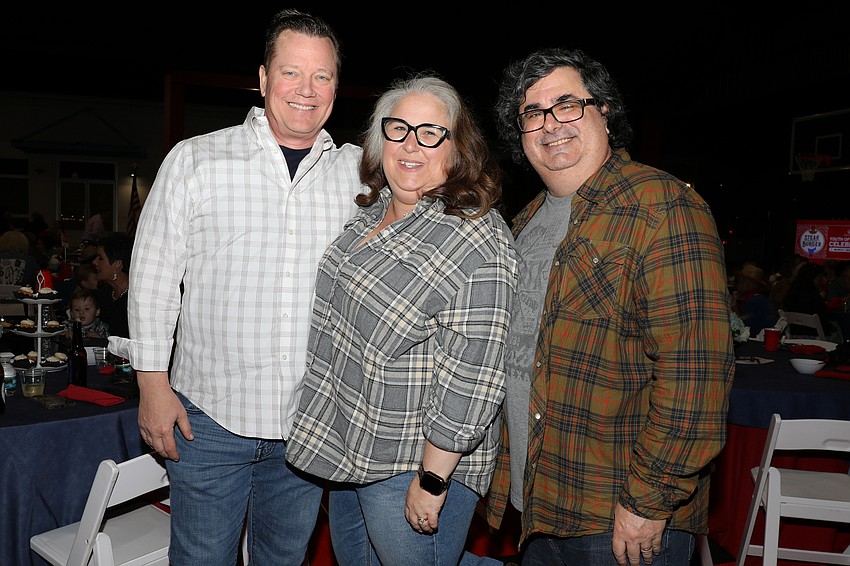 Mitch Martin with Karin and Kevin Kiernan