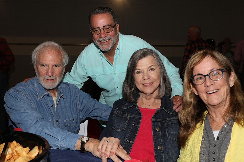 Roger Ralph, Richie Bancells, Elaine Ralph and Carol Bancells