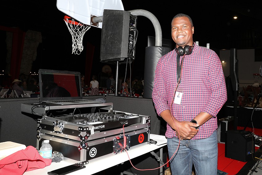 Nate Brown of Phase IV Entertainment kept people on their dancing feet with his music.