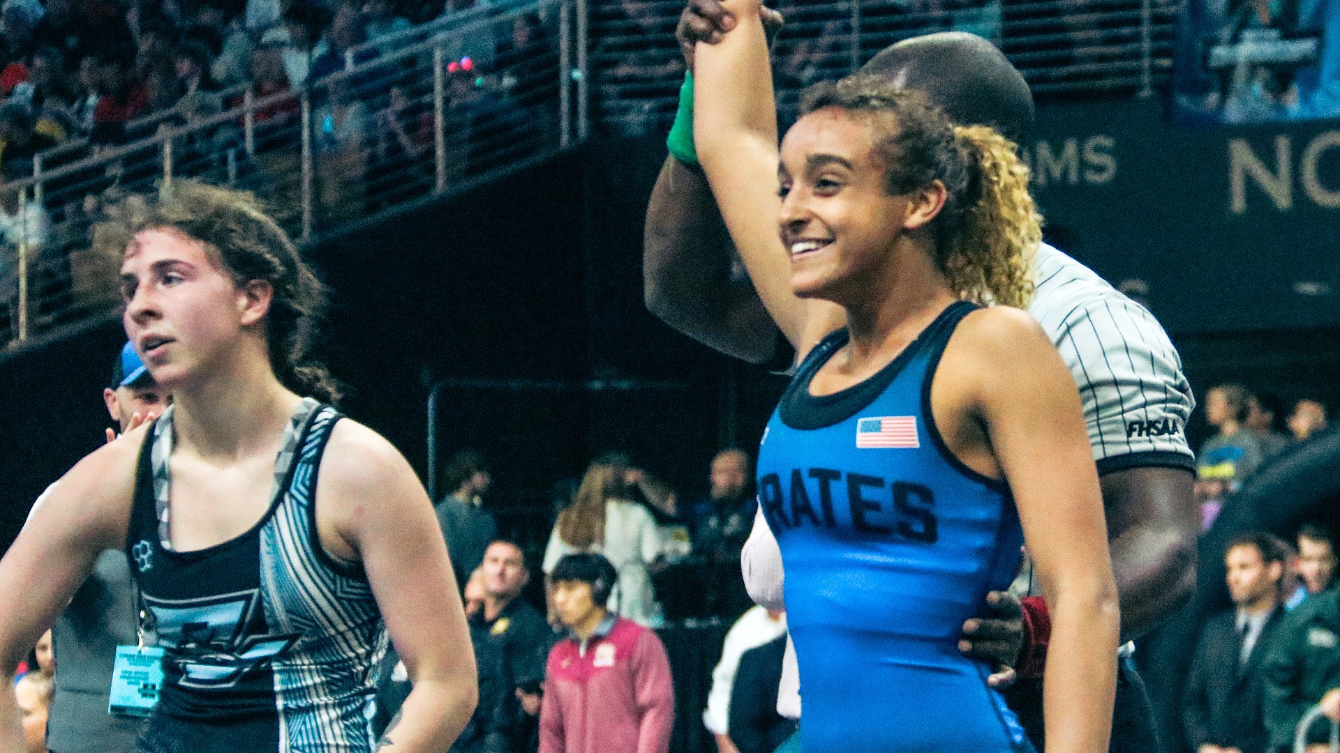 Historic day: Mariah, Jordan Mills become first brother, sister to win