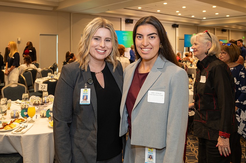 Catherine Cropsey and Carly Lovallo