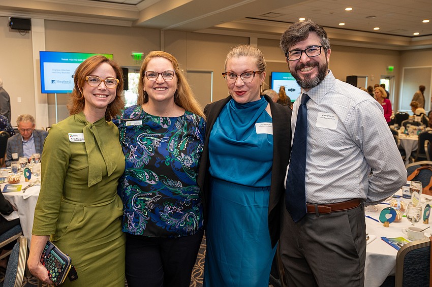 Sarah Glendening, Charlene Altenhain, Sara Brunow and Adam Spencer