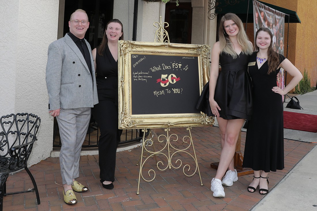FST Marketing Director Robert Whyte, Development Associate Helena Rankin, Acting Apprentice Lorelei Frank, and Children's Theatre Associate Kacy Jones
