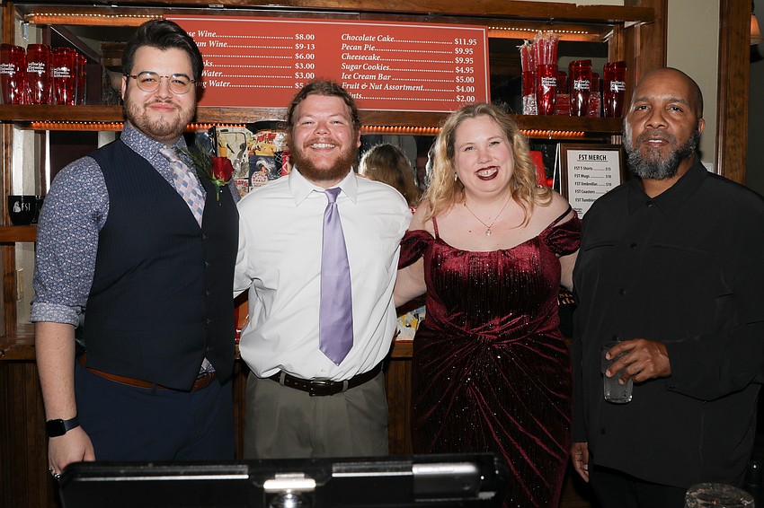 Lucas Engle, Jacob Denney, Kelsey Wehde-Wilson and Ahkin Church