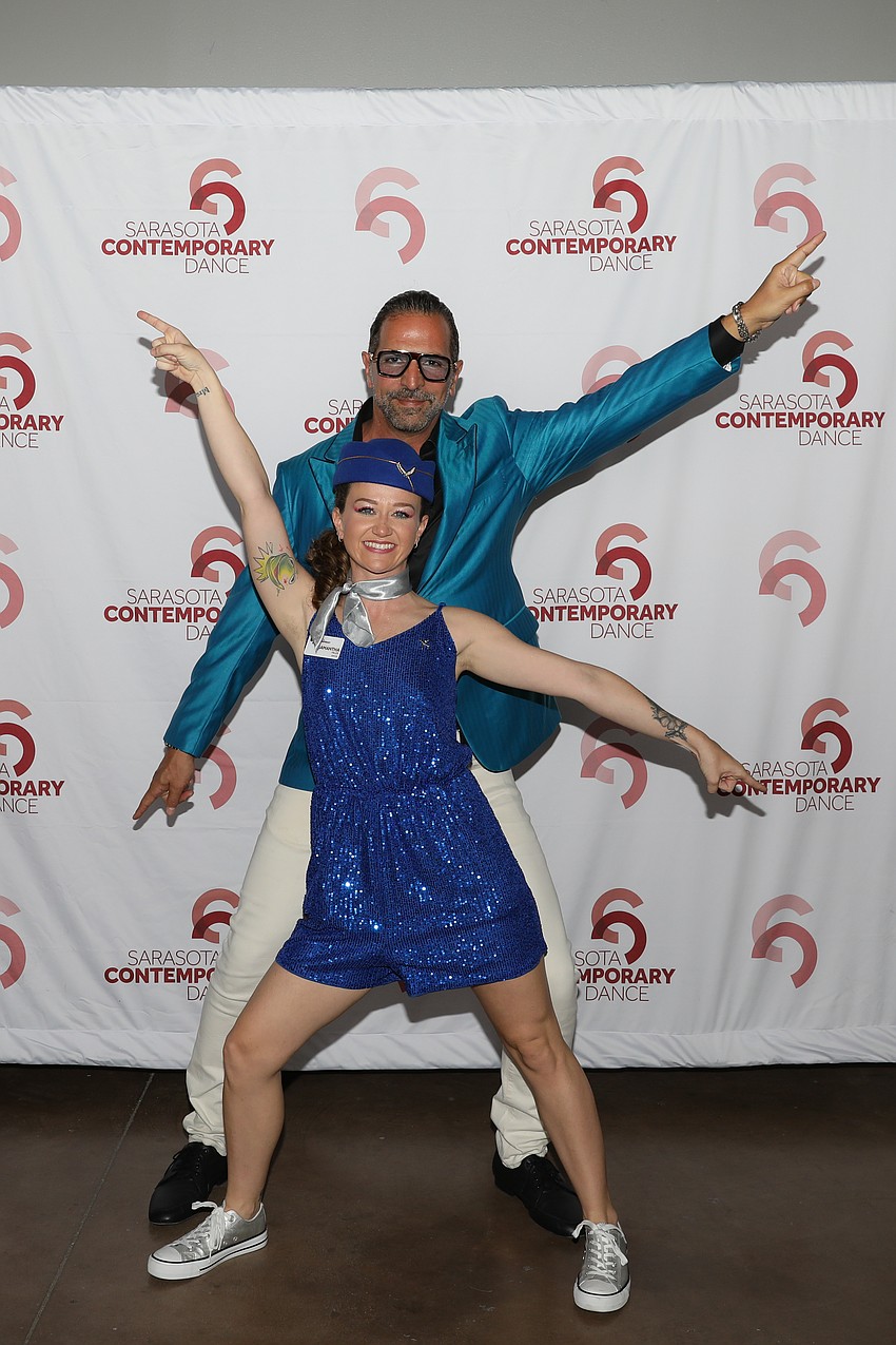 Ronnie Shugar and Samantha Miller are ready for the dance-off.