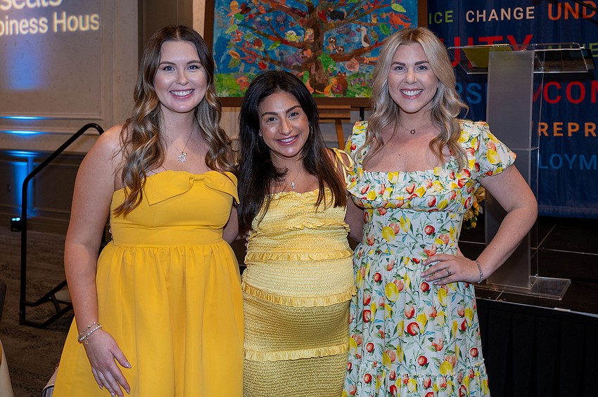 Event Chairs Sarah Renkliyuz, Brittany Najmy-Lambiris and Taylor Teymuri