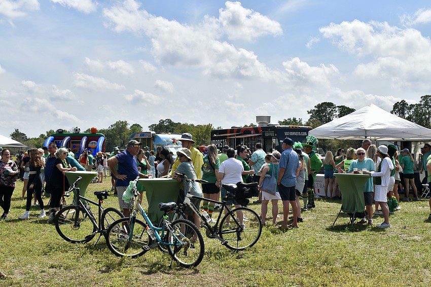 Guests enjoy games, food trucks and live music at the Irish Celtic Festival on March 9 at Greenbrook Adventure Park.