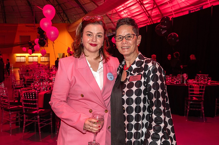 Keynote speaker Amber Tamblyn and Gillian Dean