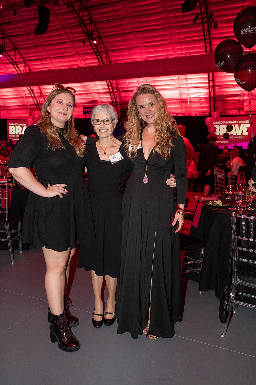 Meg Gilbert, Sandra Stone and Rachel Moulton