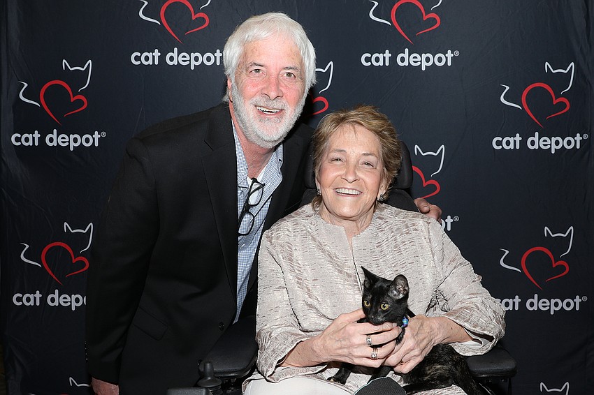 In 2003 Linda Slavin co-founded Cat Depot, and she always has full support from her husband, Ken, and of course, Noel.