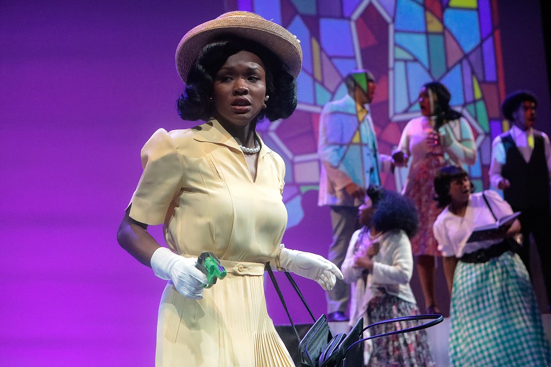 Catara Brae plays a woman accused of murdering a doctor in Westcoast Black Theatre Troupe's original musical "Ruby," which runs through April 7.