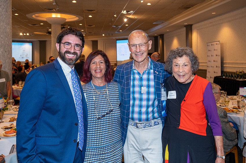 Josh Mellits, Lynn Amy Levenson, honoree Bart Levenson and Joan Levenson