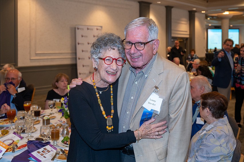 Geri Drexler and honoree Lenny Drexler