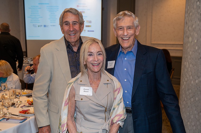 Paul Halpern with Sumner and Donna Baum