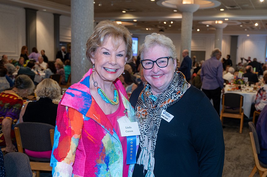 Honoree Linda Carson and Bette Zaret