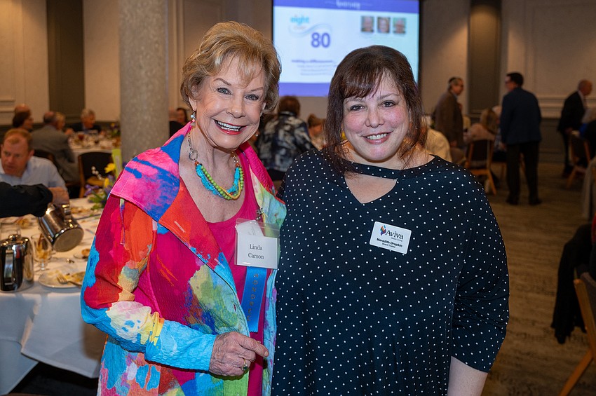 Honoree Linda Carson and Meredith Dropkin