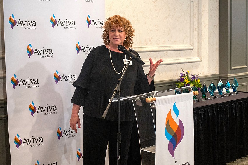 Deborah Breslof served as emcee of the event.