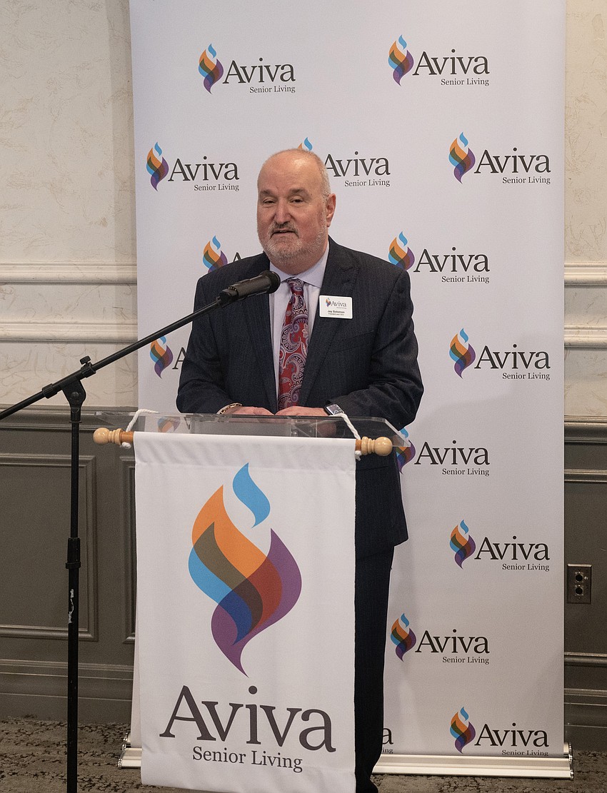 President and CEO Jay Solomon gives a welcome speech.