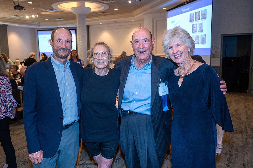 Stuart and Mimi Bornstein, honoree Joe Borstein and Carol Bornstein