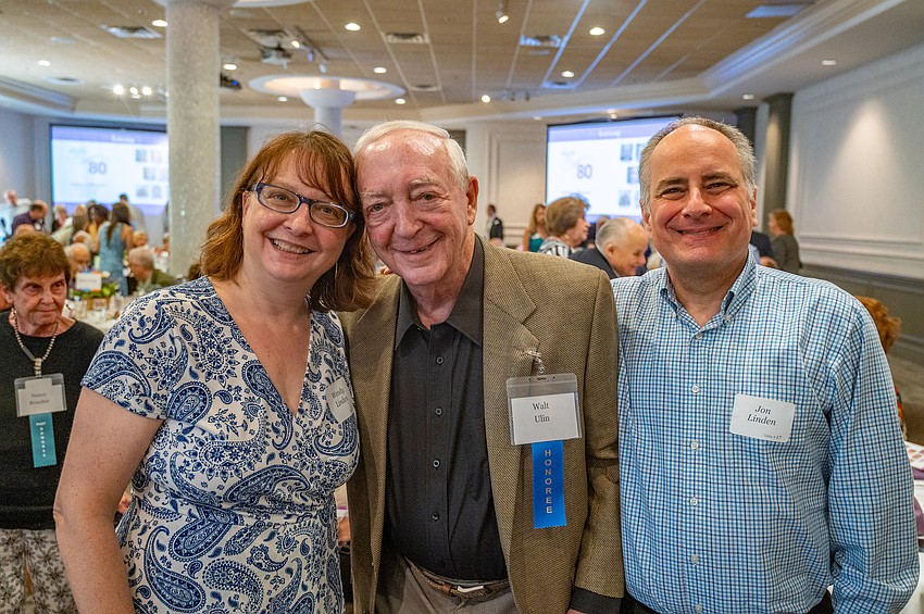 Wendy Linden, honoree Walt Ulin and Jon Linden