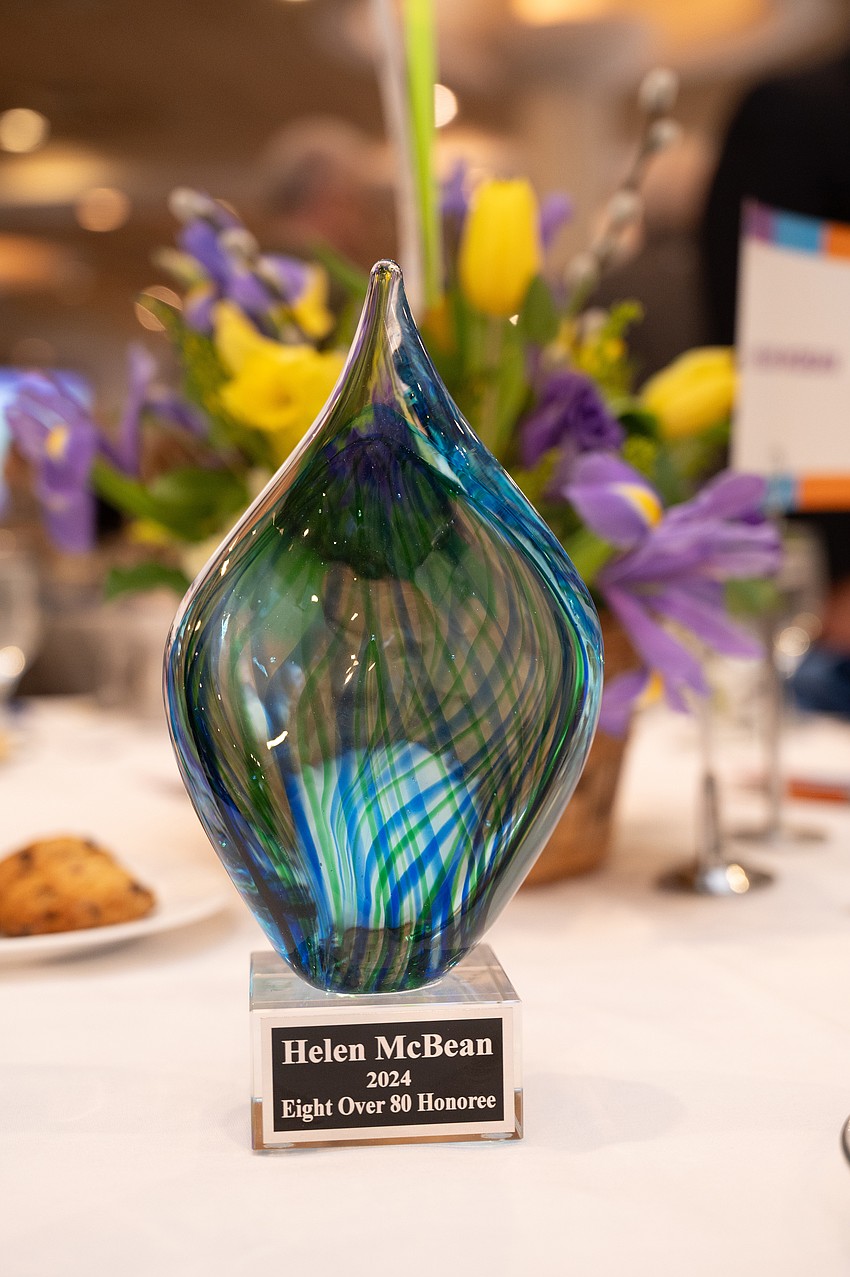 Helen McBean was one of the 8 over 80 honorees.