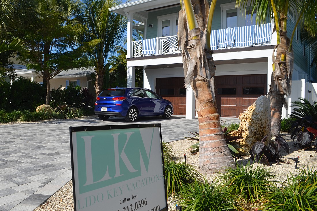 There are an estimated 700 vacation rental properties across the city of Sarasota.