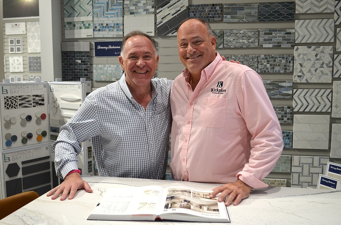 David and Jeff Koffman at their day job as owners of Design Works in downtown Sarasota.