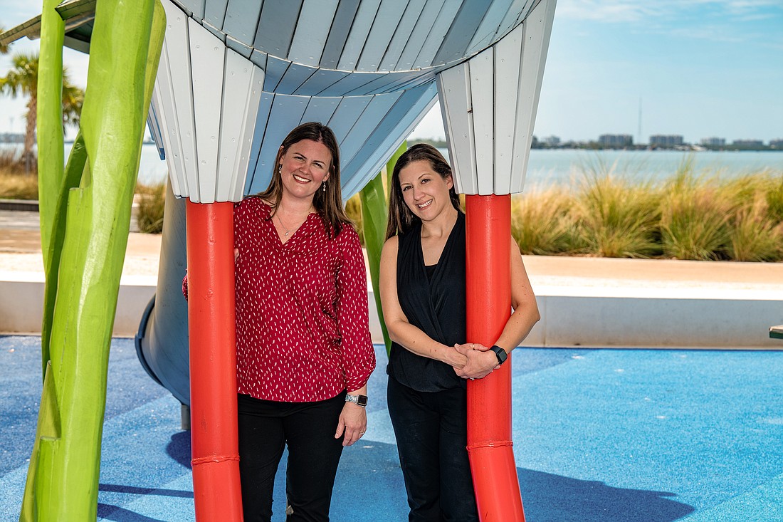 Lindsay Rothe and Christina “CC” Fredericks are part of a group of women trying to bring a children's museum to Sarasota.