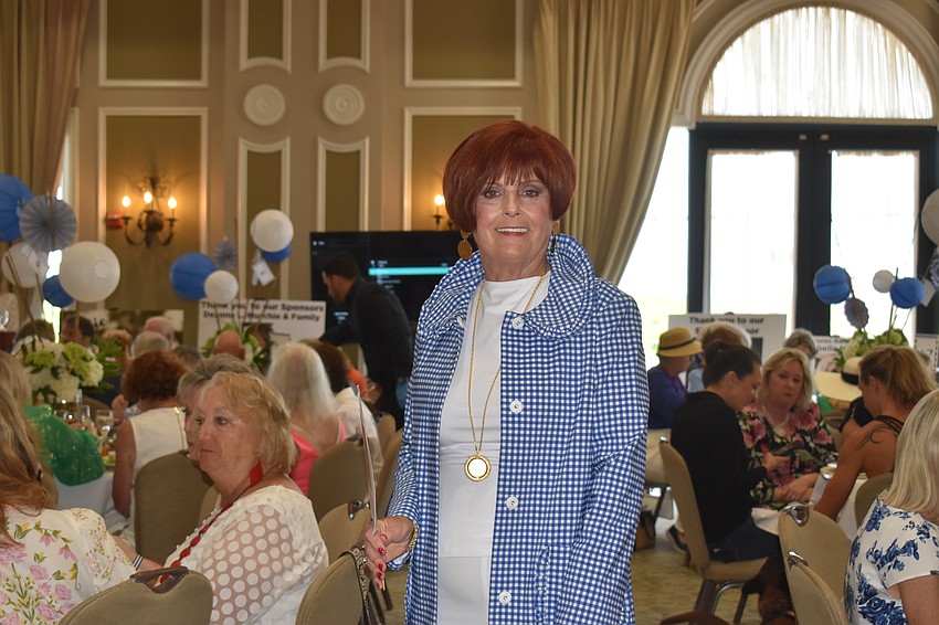 Cathy Adragna strikes a pose at the Lakewood Ranch Country Club.