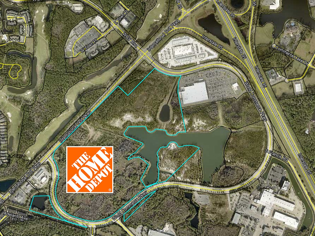 The Home Depot is planned in World Commerce Center southwest of Costco Wholesale and Buc-ee’s.