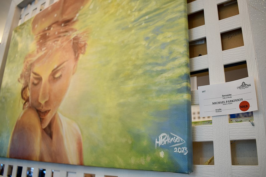 Serenity by Michael Parkinson is sold less than two hours into the show.